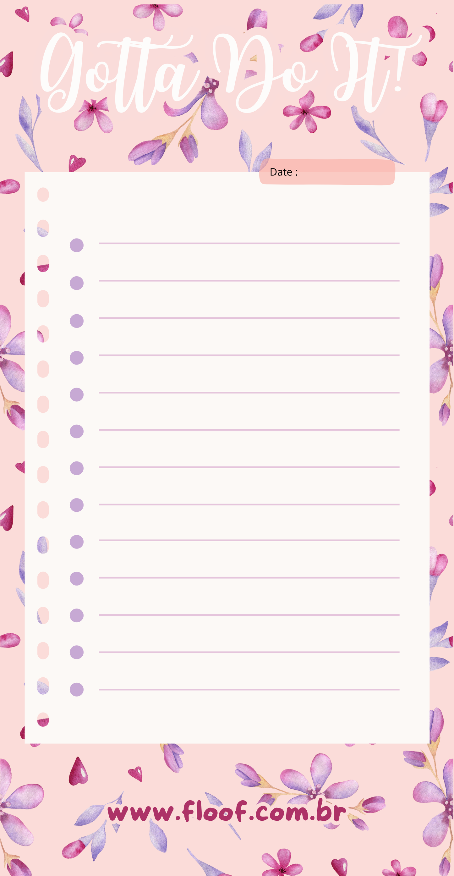 Mini Bloco - GOTTA DO IT