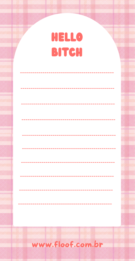 Mini Bloco - HELLO BITCH