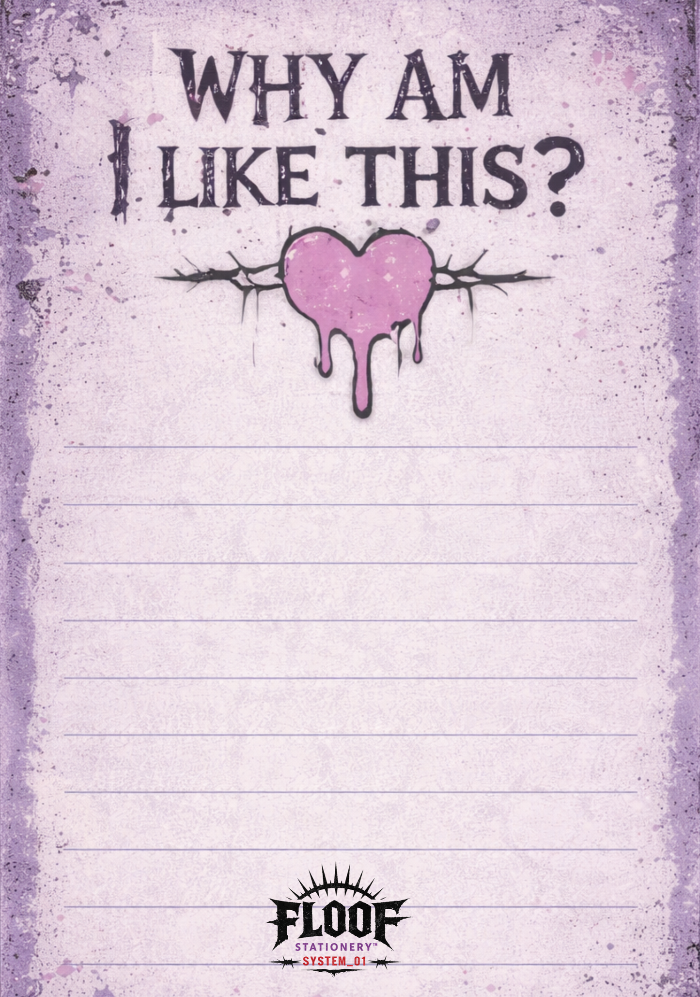 Bloco A5 WHY? - tiragem limitada