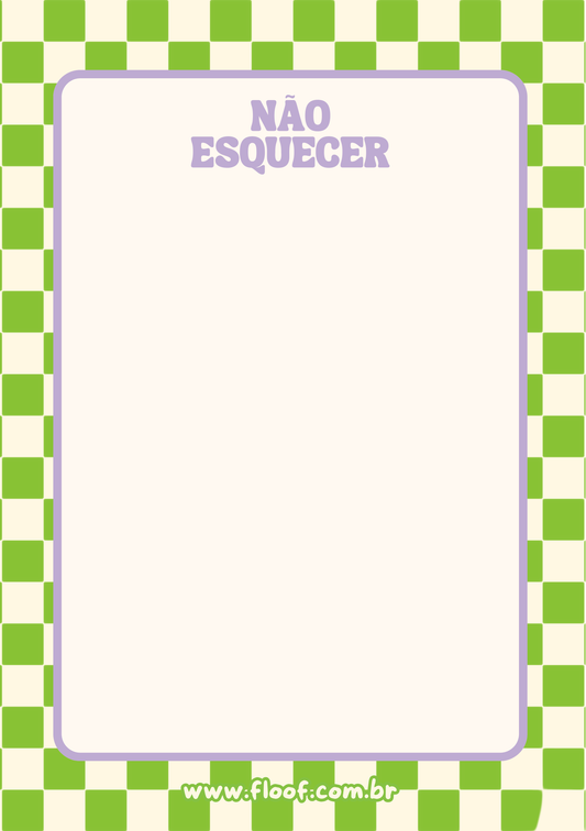 Bloco A6 - NÃO ESQUECER